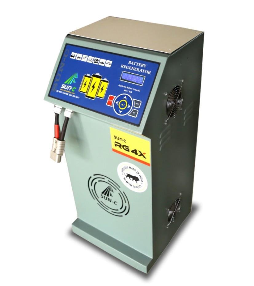 RG 4 battery regeneration machine unit